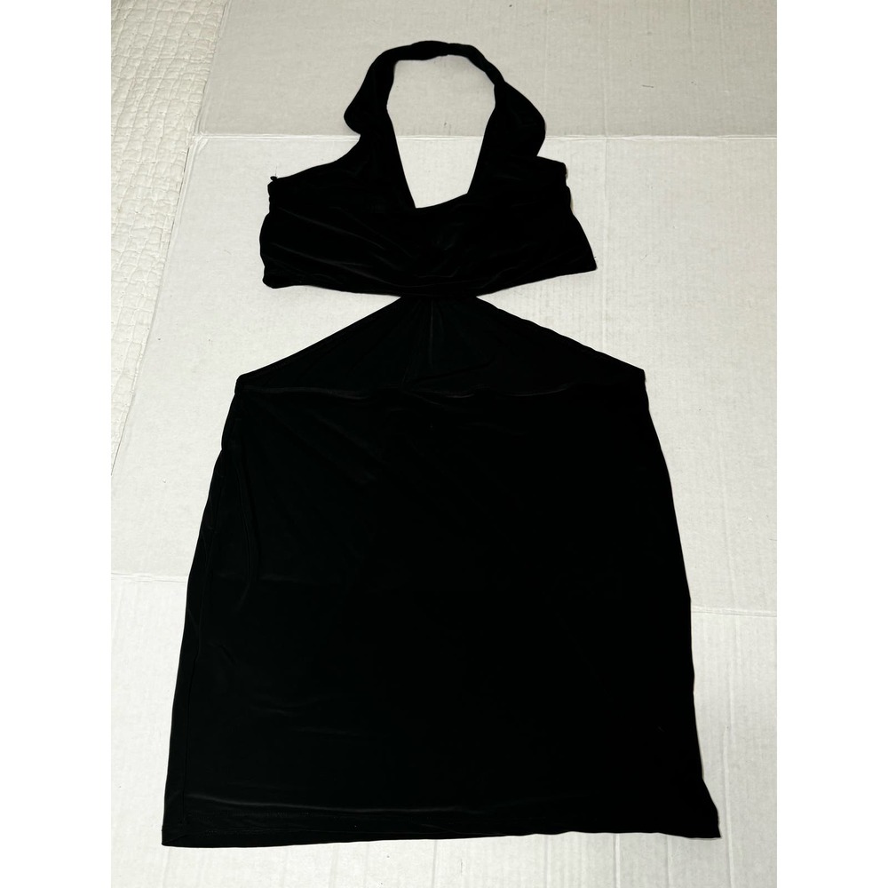 As You Women's Dress Open Middle‎ Halter Top Size 12 Spandex